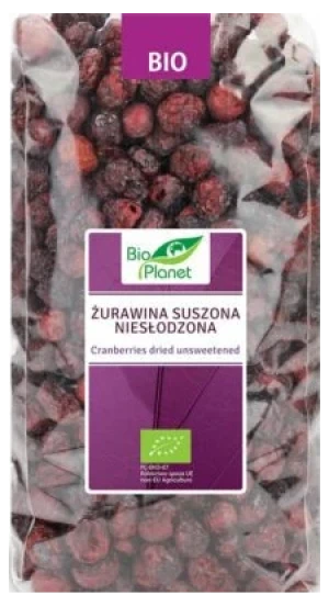 ŻURAWINA SUSZONA NIESŁODZONA BIO 150 g