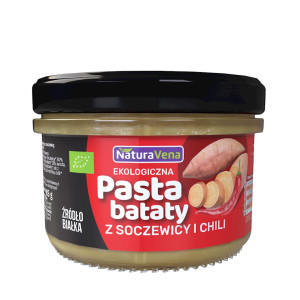 PASTA Z BATATÓW Z SOCZEWICĄ I CHILI BIO 185 g