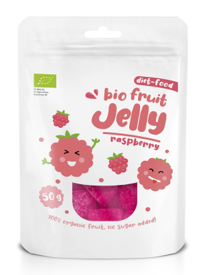 ŻELKI OWOCOWE MALINOWE BIO 50 g