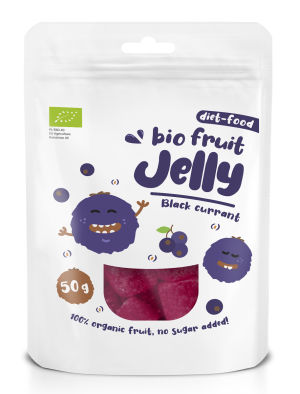 ŻELKI OWOCOWE CZARNA PORZECZKA BIO 50 g