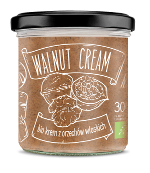 KREM Z PRAŻONYCH ORZECHÓW WŁOSKICH BIO 300 g
