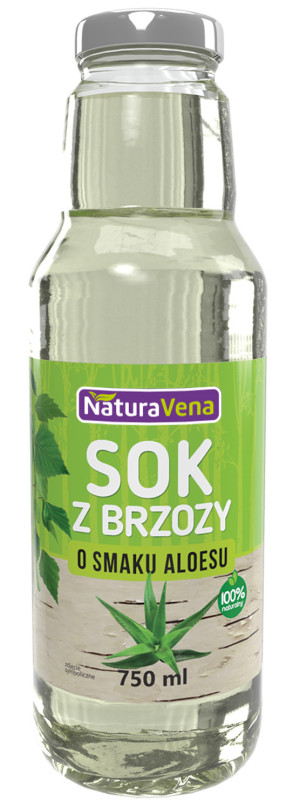 SOK Z BRZOZY O SMAKU ALOESU 750 ml