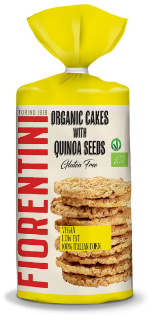 WAFLE KUKURYDZIANE Z QUINOA BEZGLUTENOWE BIO 120 g