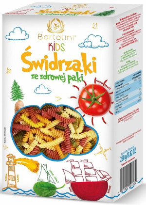 MAKARON PSZENNY 5-SMAKOWY DLA DZIECI ŚWIDRZAKI 250 g