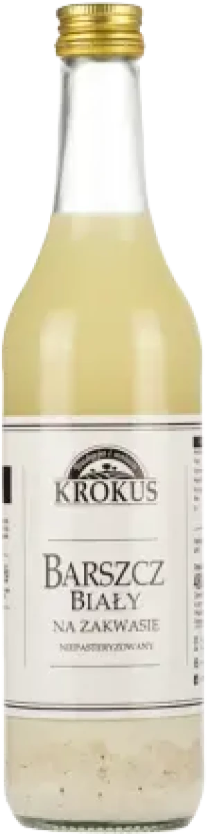 BARSZCZ BIAŁY NA ZAKWASIE NIEPASTERYZOWANY 480 ml