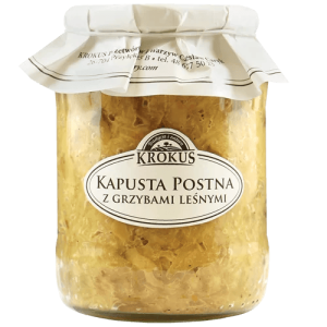 KAPUSTA POSTNA Z GRZYBAMI LEŚNYMI 670 g