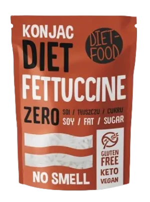 MAKARON KONJAC TYPU FETTUCCINE BEZGLUTENOWY 270 g