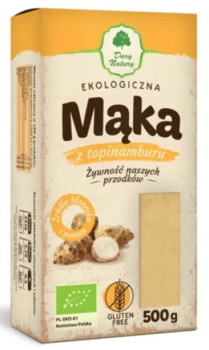 MĄKA Z TOPINAMBURU BEZGLUTENOWA BIO 500 g