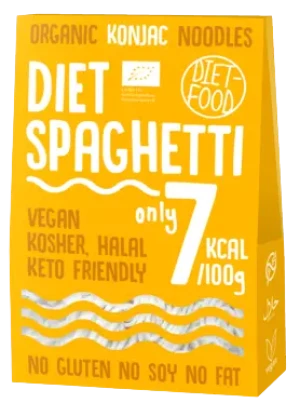 MAKARON KONJAC TYPU SPAGHETTI BEZGLUTENOWY BIO 385 g
