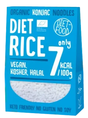 MAKARON KONJAC W KSZTAŁCIE RYŻU BEZGLUTENOWY BIO 385 g