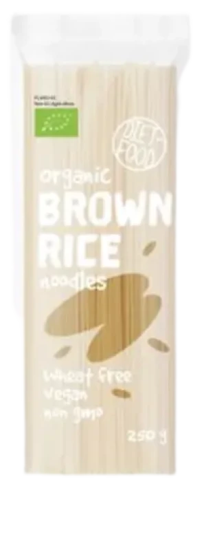 MAKARON Z BRĄZOWEGO RYŻU TYPU NOODLE BIO 250 g