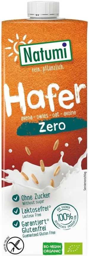 NAPÓJ OWSIANY BEZ CUKRU BEZGLUTENOWY BIO 1 L