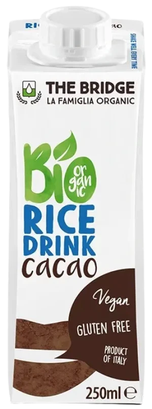 NAPÓJ RYŻOWY O SMAKU CZEKOLADOWYM BEZGLUTENOWY BIO 250 ml