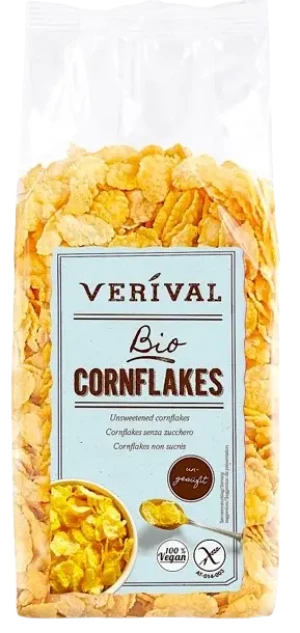 PŁATKI KUKURYDZIANE BEZ CUKRU BEZGLUTENOWE BIO 250 g