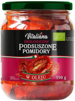 POMIDORY PODSUSZONE W OLEJU BIO 190 g