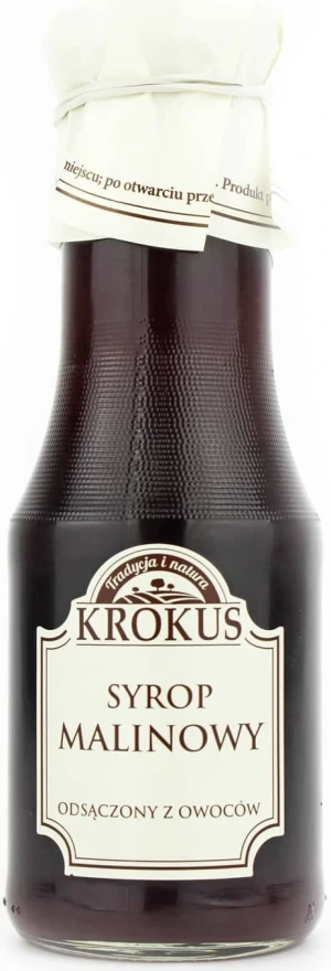 SYROP MALINOWY BEZGLUTENOWY 375 g (300 ml)