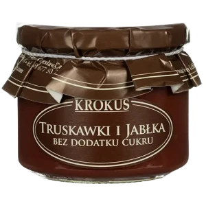 TRUSKAWKI I JABŁKA BEZ DODATKU CUKRU 310 g