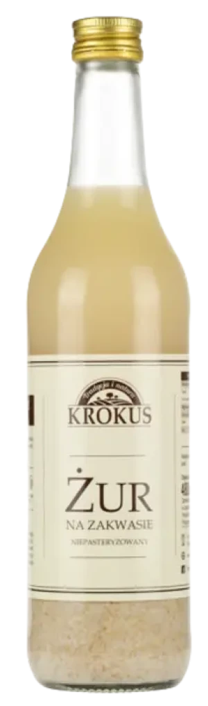 ŻUR NA ZAKWASIE NIEPASTERYZOWANY 480 ml