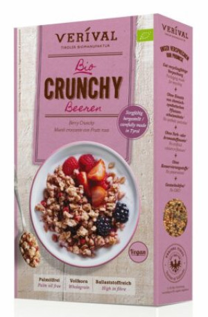 CRUNCHY Z OWOCAMI LEŚNYMI BIO 375 g