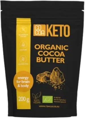 TŁUSZCZ KAKAOWY BEZGLUTENOWY BIO 200 g