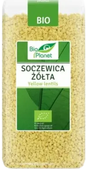 SOCZEWICA ŻÓŁTA BIO 400 g