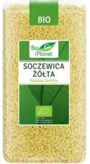 SOCZEWICA ŻÓŁTA BIO 500 g