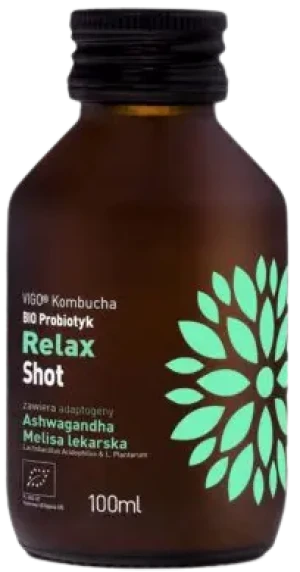 SHOT KOMBUCHA RELAX BEZGLUTENOWY BIO 100 ml