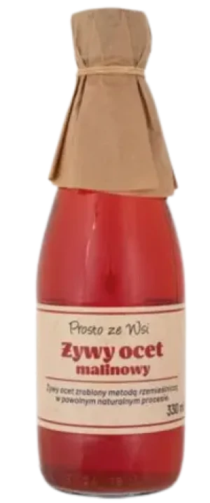 OCET MALINOWY ŻYWY 330 ml