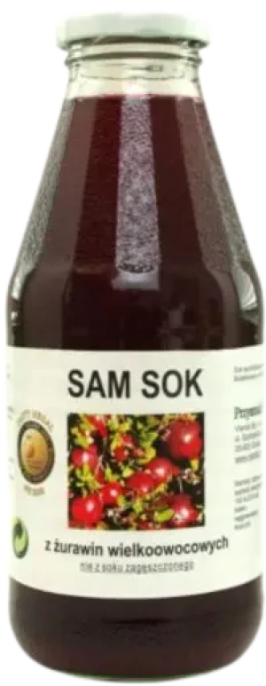 SOK Z ŻURAWINY WIELKOOWOCOWEJ 500 ml