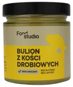 BULION Z KOŚCI DROBIOWYCH BEZGLUTENOWY BIO 350 ml