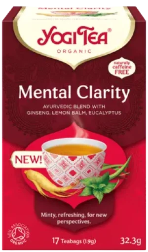 HERBATKA AJURWEDYJSKA JASNOŚĆ UMYSŁU (MENTAL CLARITY) BIO (17 x 1,9 g) 32,3 g