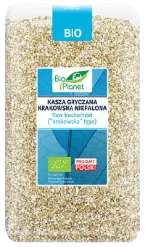 KASZA GRYCZANA KRAKOWSKA NIEPALONA BIO 1 kg