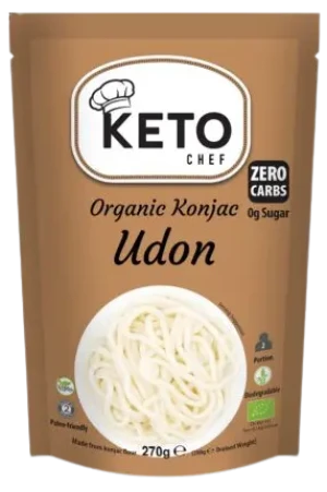 MAKARON KETO KONJAC TYPU NOODLE UDON BEZGLUTENOWY BIO 270 g