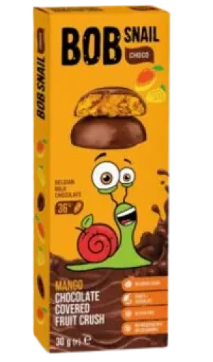 PRZEKĄSKA Z MANGO W CZEKOLADZIE MLECZNEJ BELGIJSKIEJ BEZ CUKRU BEZGLUTENOWA 30 g
