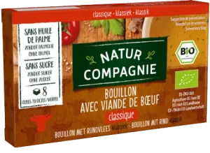 BULION KOSTKI WOŁOWE BEZ CUKRU BIO (8 x 12 g) 96 g