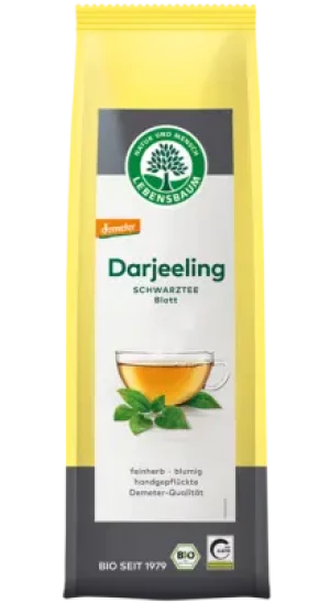 HERBATA CZARNA LIŚCIASTA DARJEELING DEMETER BIO 75 g