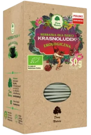 HERBATKA DLA DZIECI KRASNOLUDEK SASZETKI BIO (25 x 2 g) 50 g
