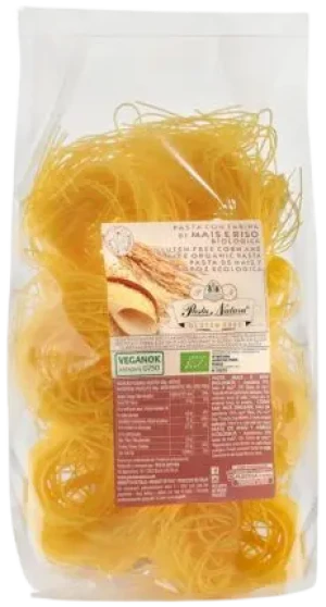 MAKARON KUKURYDZIANO - RYŻOWY SPAGHETTI BEZGLUTENOWY BIO 250 g