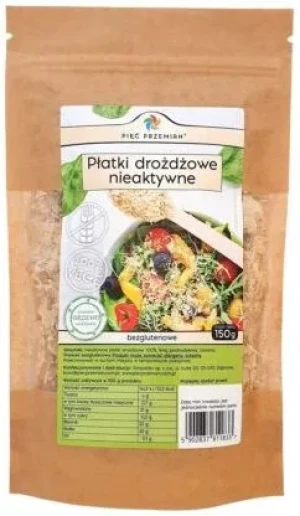PŁATKI DROŻDŻOWE NIEAKTYWNE BEZGLUTENOWE 150 g