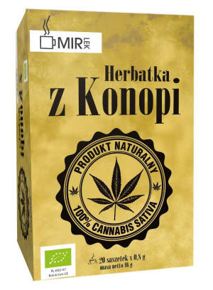 HERBATKA Z KONOPI BIO (20 x 0,8 g) - MIR-LEK