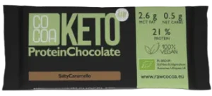 CZEKOLADA KETO PROTEINOWA O SMAKU SŁONEGO KARMELU BIO 40 g