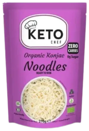 MAKARON KETO KONJAC TYPU NOODLE BEZGLUTENOWY BIO 270 g