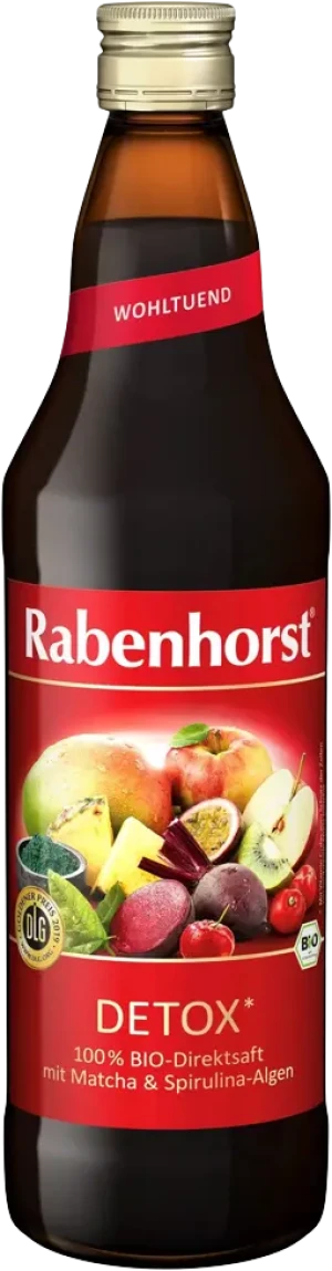 SOK WIELOOWOCOWY DETOX Z BURAKIEM, MATCHA I SPIRULINĄ NFC BIO 750 ml