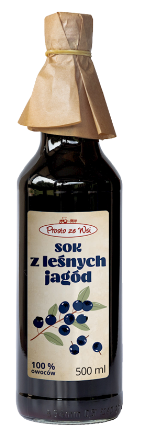 SOK Z LEŚNYCH JAGÓD 500 ml
