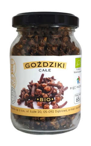 GOŹDZIKI CAŁE BEZGLUTENOWE BIO 65 g
