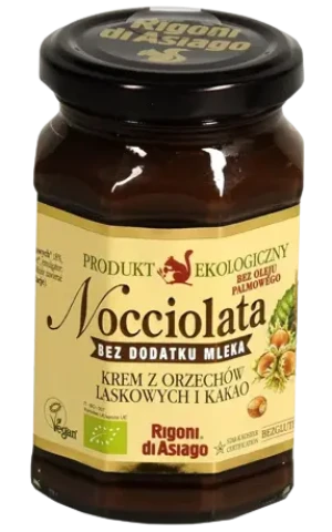 KREM Z ORZECHÓW LASKOWYCH I KAKAO WEGE BIO 250 g