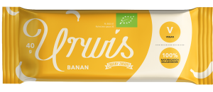 BATON BAKALIOWY Z BANANAMI "URWIS" BEZGLUTENOWY BIO 40 g