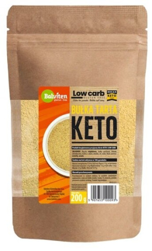 KETO BUŁKA TARTA BEZGLUTENOWA 200 g