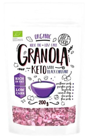 GRANOLA KETO CZARNA PORZECZKA BIO 200 g