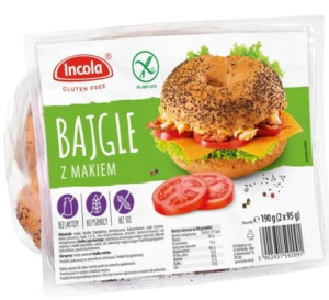 BAJGLE Z MAKIEM BEZGLUTENOWE (2 x 95 g) 190 g